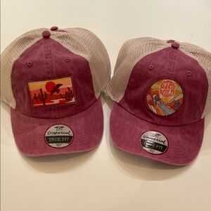 Berry Trucker Hat with Patch